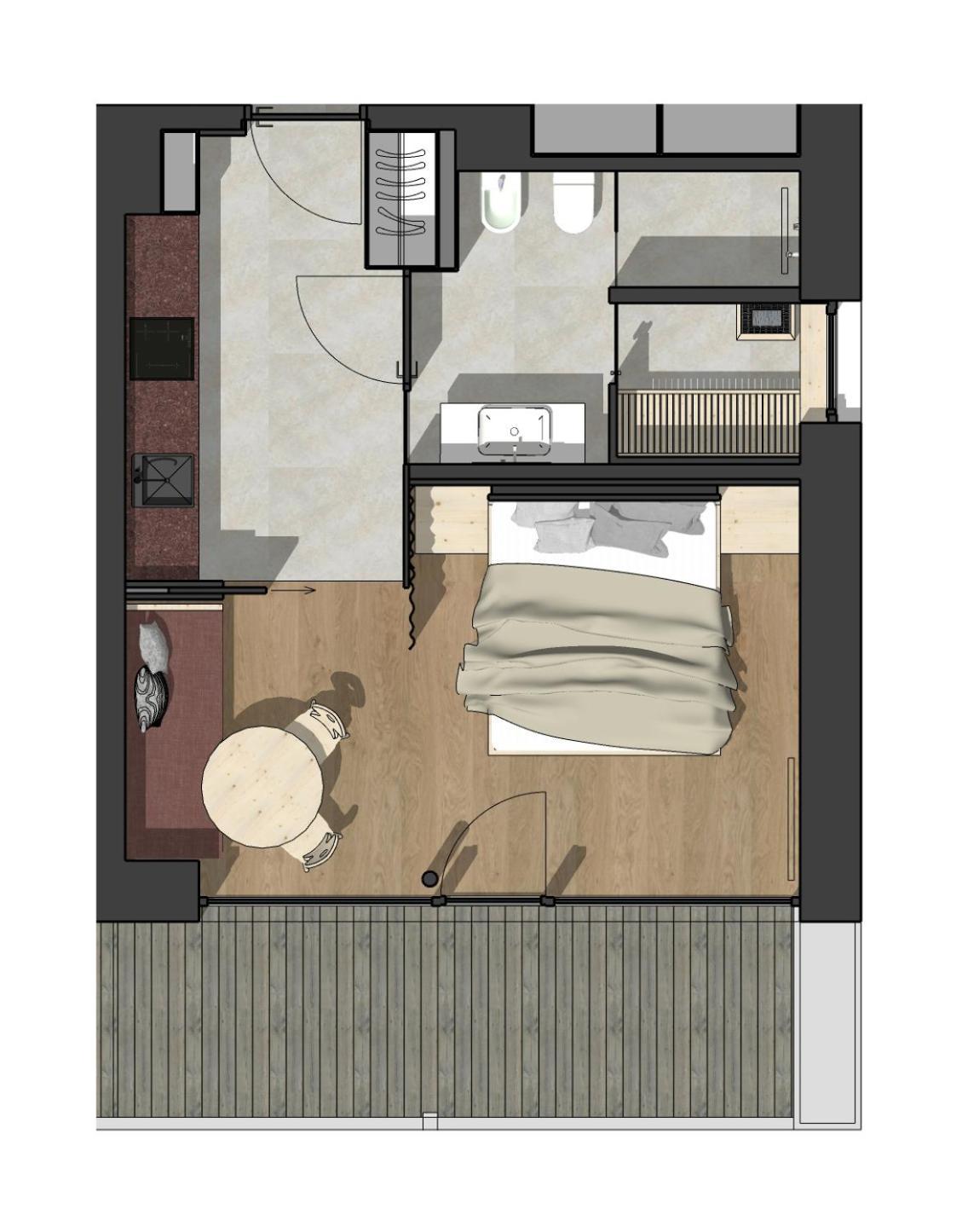 Appartements Zi Ranna Santa Maddalena in Casies Δωμάτιο φωτογραφία