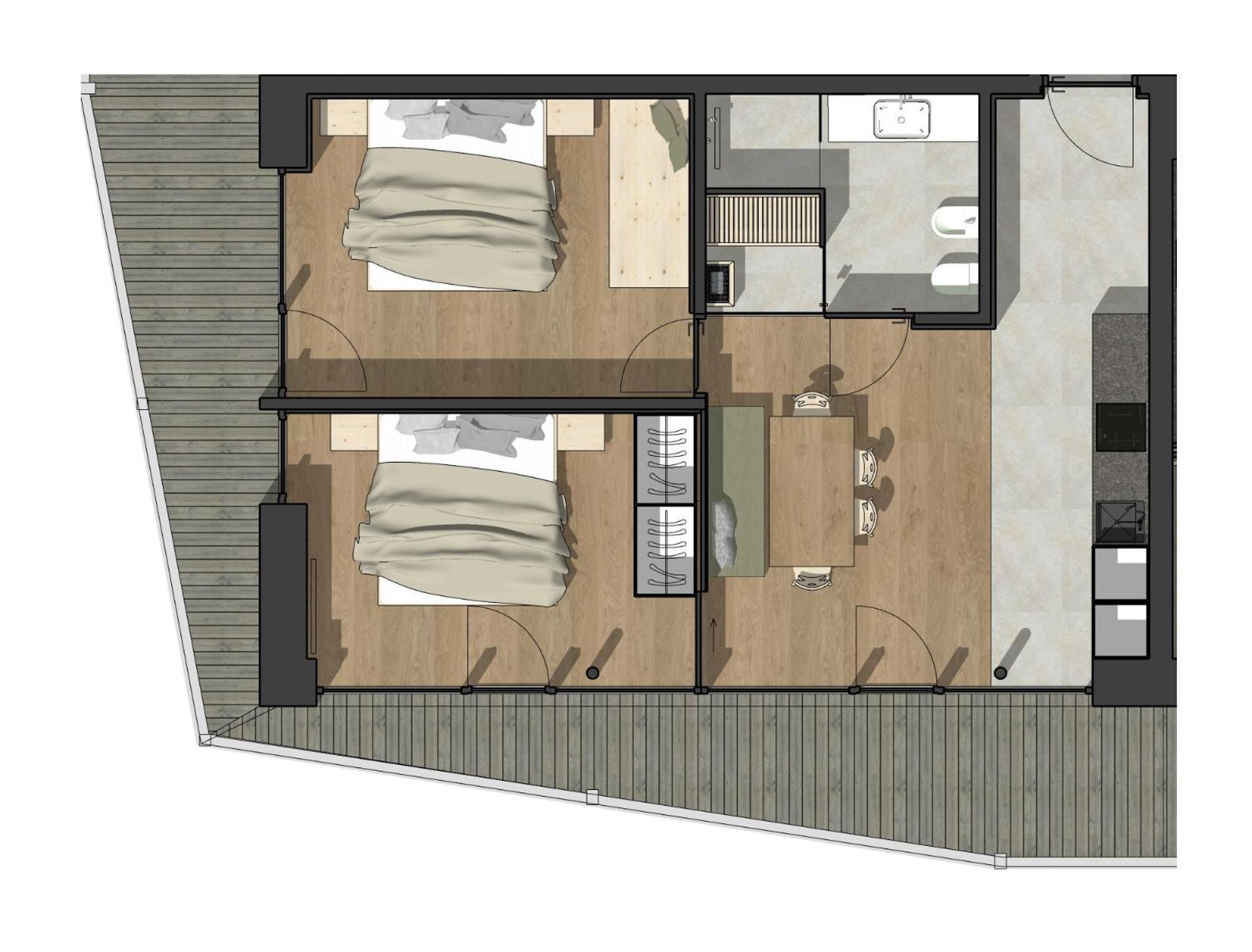 Appartements Zi Ranna Santa Maddalena in Casies Δωμάτιο φωτογραφία