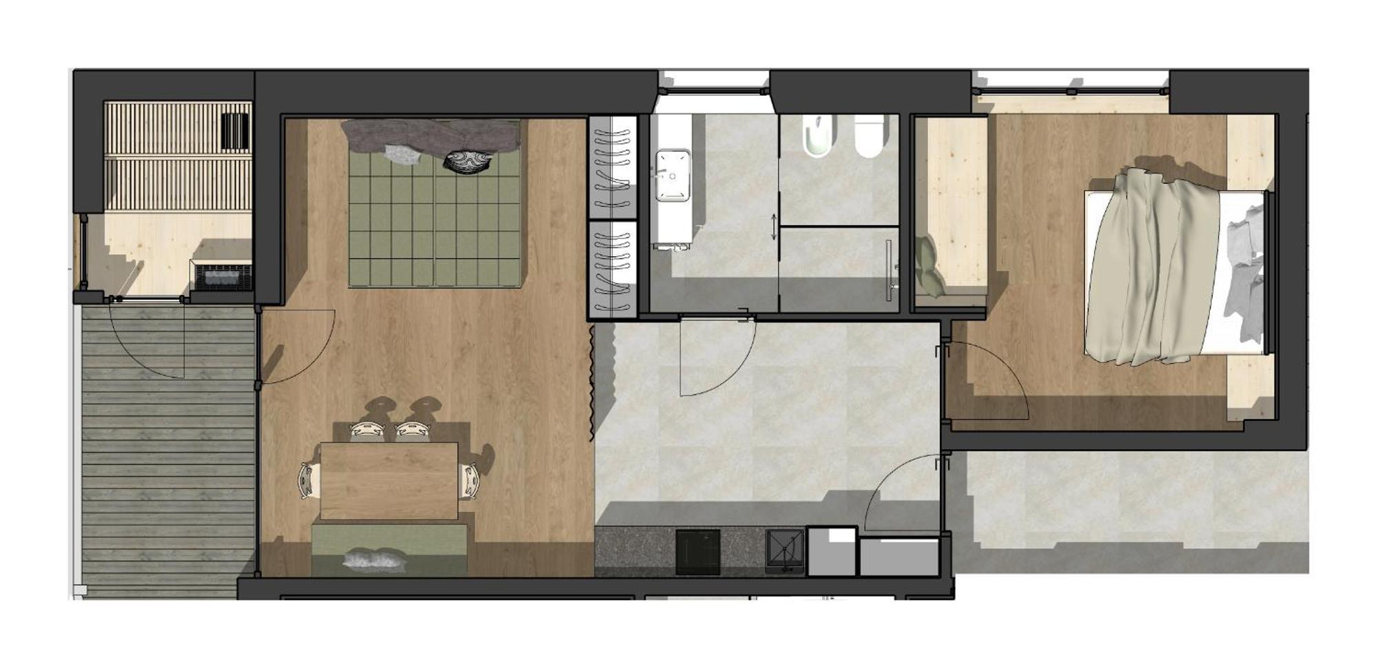 Appartements Zi Ranna Santa Maddalena in Casies Δωμάτιο φωτογραφία